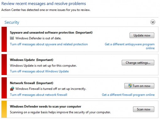 How to resolve issues in Windows 7