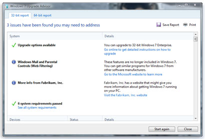 Check Windows 7 compatibility with Windows 7 Upgrade Advisor 