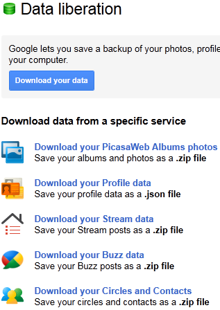 Google+ Tricks - Takeaway Service Backup 1