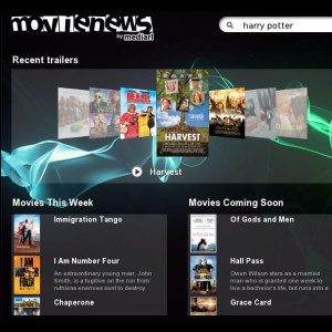 MovieNews for blackberry playbook