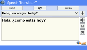iSpeech Translator for BlackBerry Playbook