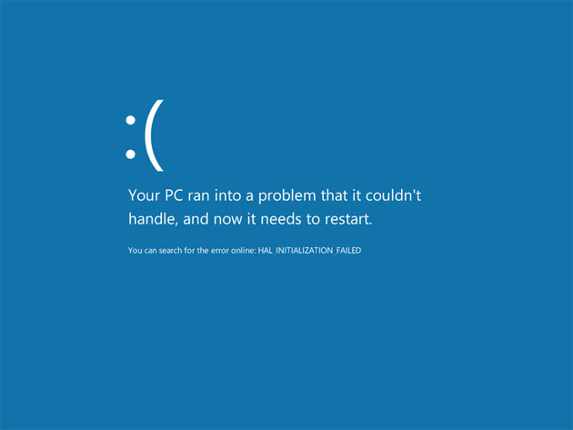 Blue Screen Of Death - Windows 8