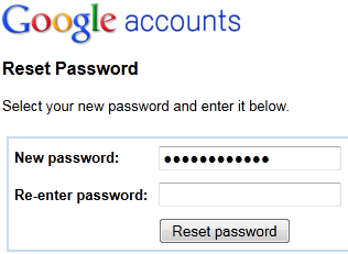 Google account password recovery 3